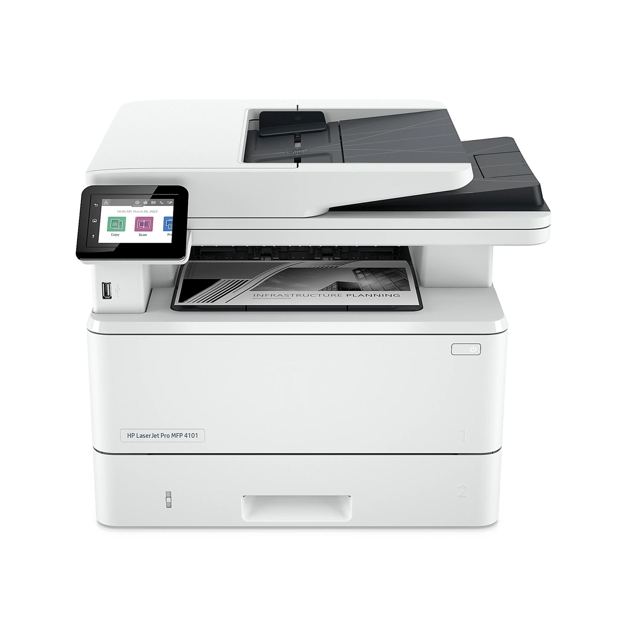 LaserJet Pro MFP 4101fdw Laser All-in-One Monochrome Printer (Refurbished)