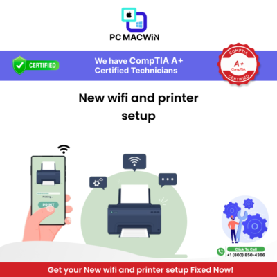New Wi-Fi and Printer Setup